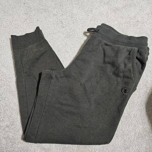 Champion Charcoal Grey C-Logo Jogger Sweatpants Size Large